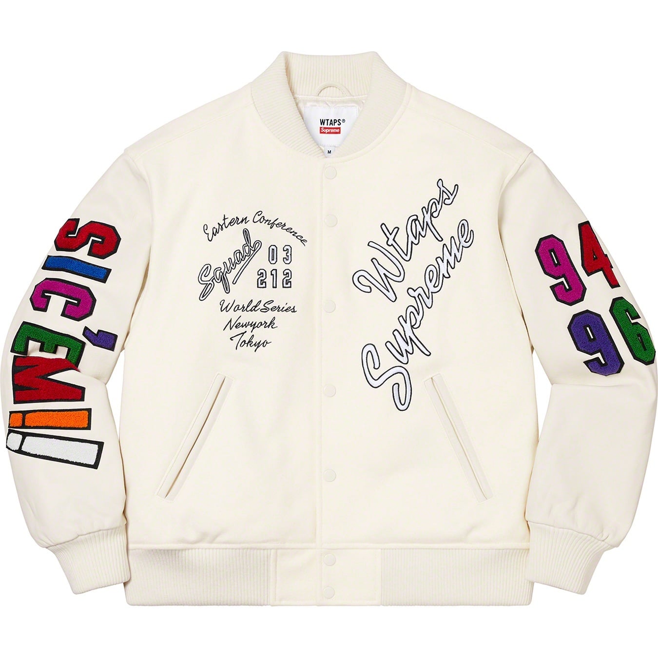 Supreme®/WTAPS® Varsity Jacket view 3